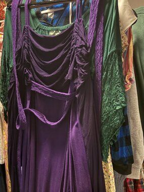 Holy Clothing Purple Demeter dress size Petite XL/1X